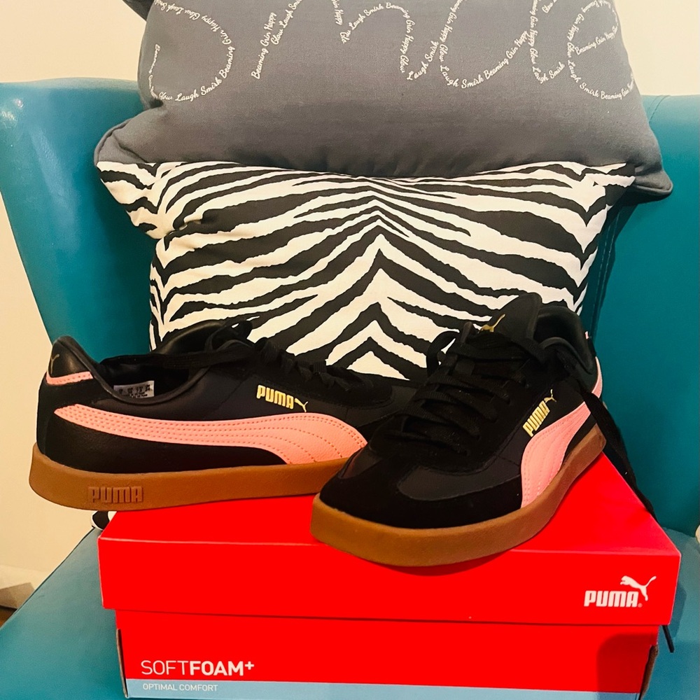 Puma Black🖤& Pink💗 SoftFoam Sneakers